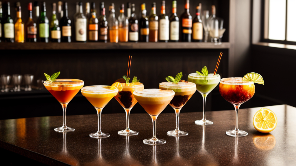 Коктейли İskele Long Beach Locale Sports Bar Mojito Pina Colada